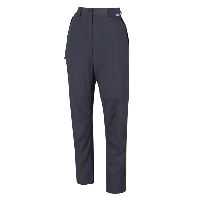 Image of Regatta Chaska Zip Off Trousers III (Long) - Grey Grey 12