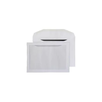 Mailer Gummed Full Face Window White C5 162X229 100GSM - Box of 500