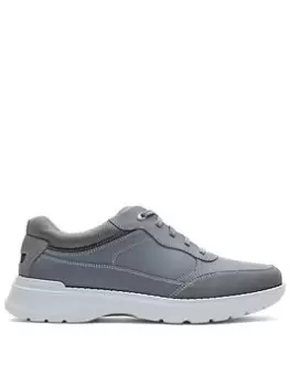 Image of Rockport Prowalker City Blucher Trainer - Grey Nubuck, Grey Nubuck, Size 10, Men