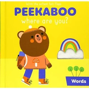 Image of PEEKABOO WHERE ARE YOU WORDS Hardback 2019