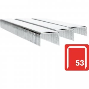 image of Rapid Type 53 Galvanised Staples 6mm Pack of 2500