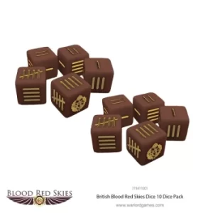 Image of British Blood Red Skies Dice