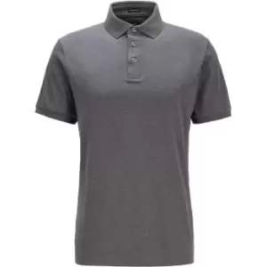 Image of Boss T-Perry Short Sleeve Polo Shirt - Grey