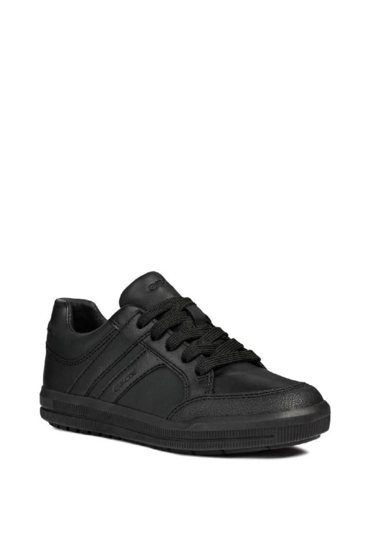 Image of Geox Boy's 'J Arzach B. D' Trainers in Black Size: Infant 1.5 Black Male Infant 1.5