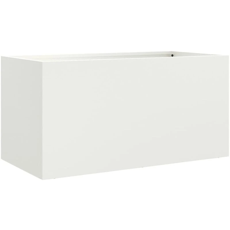 Image of VIDAXL Planter White 62x30x29cm Steel Vidaxl 8721012364486