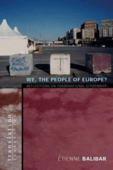 Image of We the People of Europe by Tienne Balibar Book