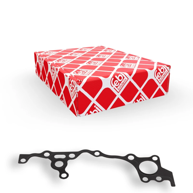 Image of FEBI BILSTEIN 173834 Gaskets frontal sided NBR (nitrile butadiene rubber), Steel Gasket,timing case (568)