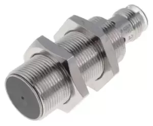 Image of Omron M18 x 1 Inductive Proximity Sensor - Barrel, PNP Output, 8mm Detection, IP67