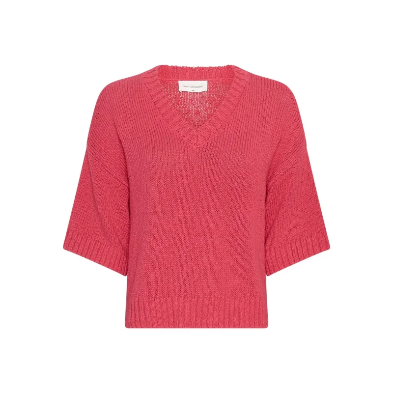 Image of moss copenhagen Womens 2/4 sweater Moss Copenhagen Hannalie Rouge Female XS/S