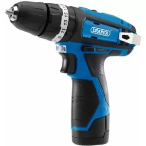 Image of Draper 70256 12V Combi Drill, 1 x 1.0Ah Battery, 1 x Fast Charger