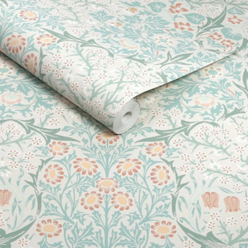 Image of William Morris At Home Blackthorn Meadow Wallpaper