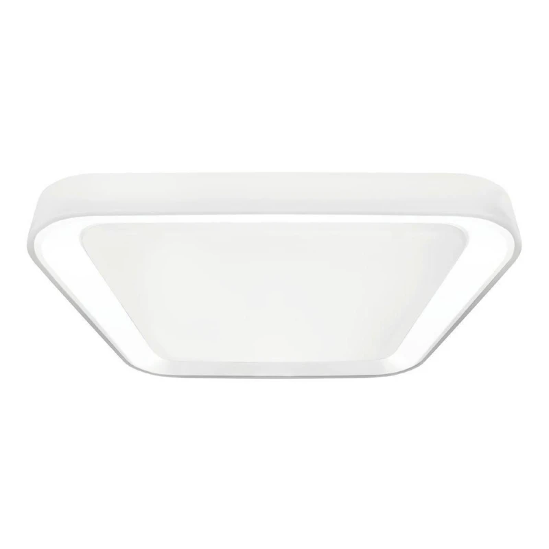 Image of Milagro Quadro LED Ceiling Lamp White 40cm Remote Control White unisex