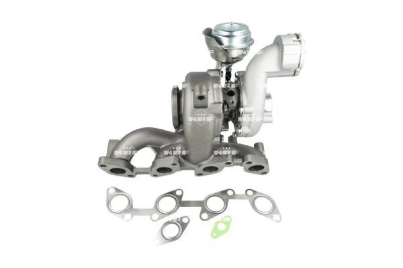 Image of NRF 90010137 Turbocharger with gaskets/seals, with exhaust manifold Charger,charging system (2234)