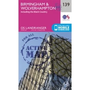 image of Birmingham & Wolverhampton by Ordnance Survey (Sheet map, folded, 2016)