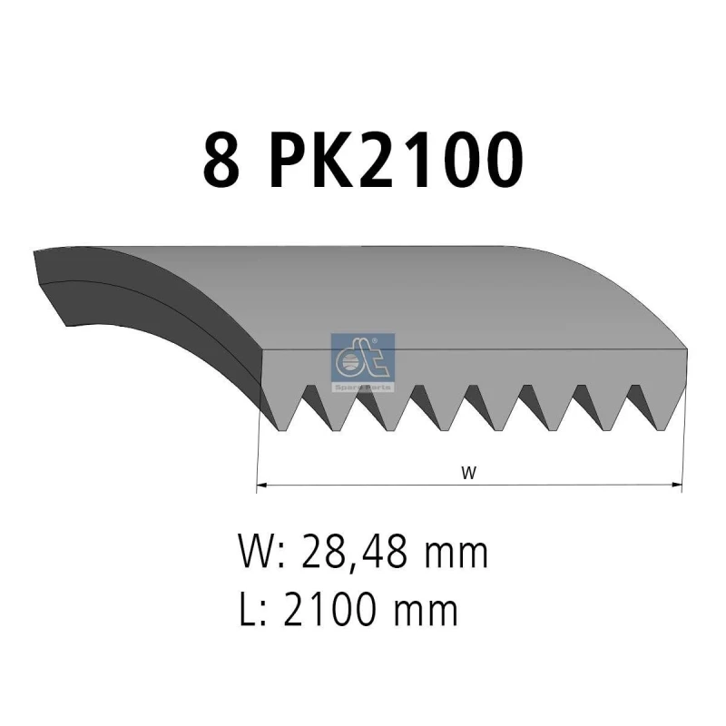 Image of DT Spare Parts 4.80929 V-ribbed belt V-Ribbed Belts (305)