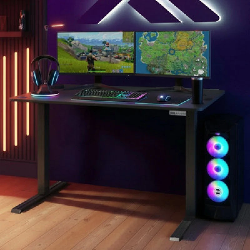 Image of X Rocker X Rocker Ascend Adjustable Gaming Desk- Black