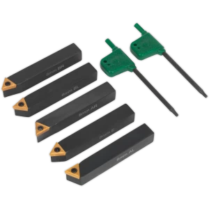 image of Sealey 5 Piece Indexable 8mm Turning Tool Set