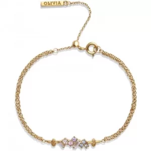 Image of Rainbow Bee Chain Gold Bracelet