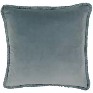 Image of Riva Paoletti Freya Cushion Cover (45 x 45cm) (Duck Egg) - Duck Egg