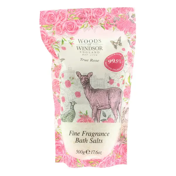 image of Woods Of Windsor True Rose Bath Salt 500g