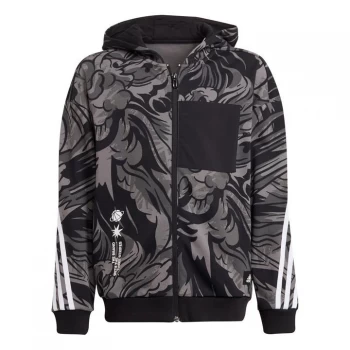 Image of adidas ARKD3 Graphic Hood Boys - Black/White