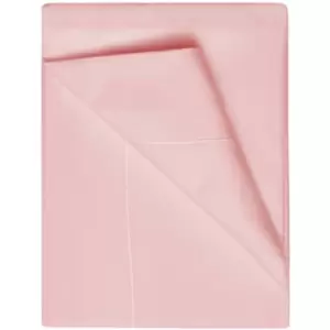 image of 400 Thread Count 100% Egyptian Cotton Flat Sheet, Blush, Super King - Belledorm