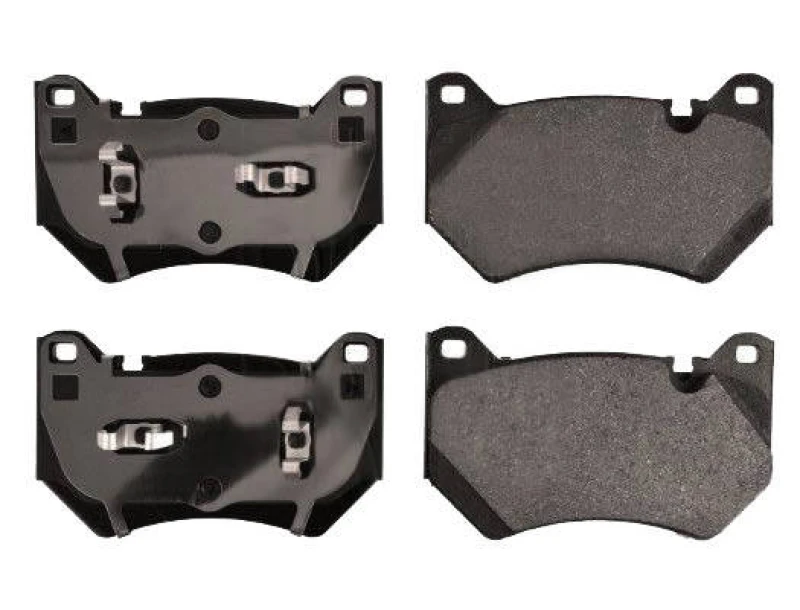 Image of Blue PRINT ADBP420069 Brake pad set Front Axle, prepared for wear warning indicator, with anti-squeak plate Brake Pad Set,disc brake (402)