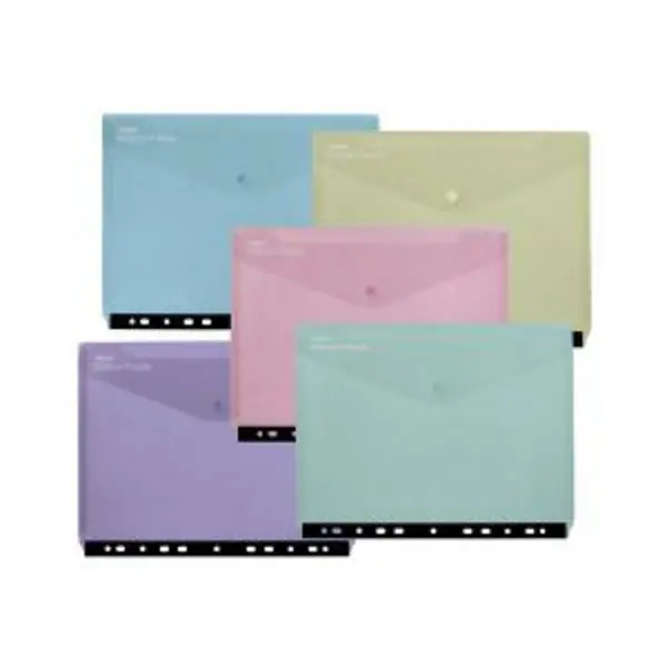 Image of Snopake Reborn Plyfle RB Wlt Ast Pk5 SK22366