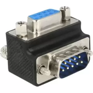 Image of Delock Series Adapter [1x D-SUB-plug 9-pin - 1x D-SUB socket 9-pin] Black