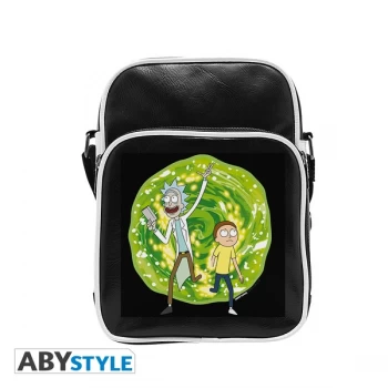 image of Rick And Morty - Portal- Vinyl Small Messenger Bag