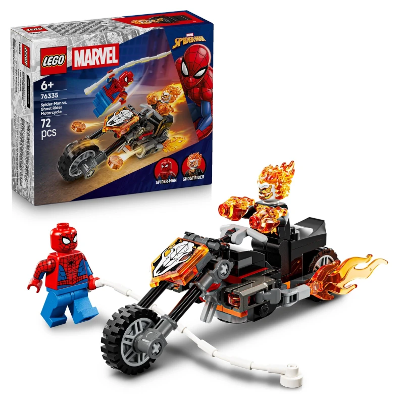 Image of Lego Super Heroes Spider-Man Vs. Ghost Rider Motorcycle (76335) One Colour WU3V5 Unisex