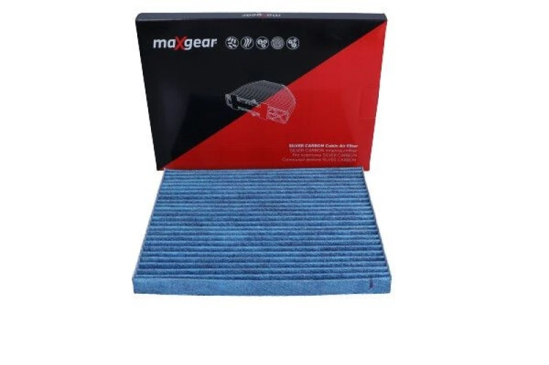 Image of MAXGEAR 26-1791 Pollen filter SILVER CARBON with anti-allergic effect Filter,interior air (424)