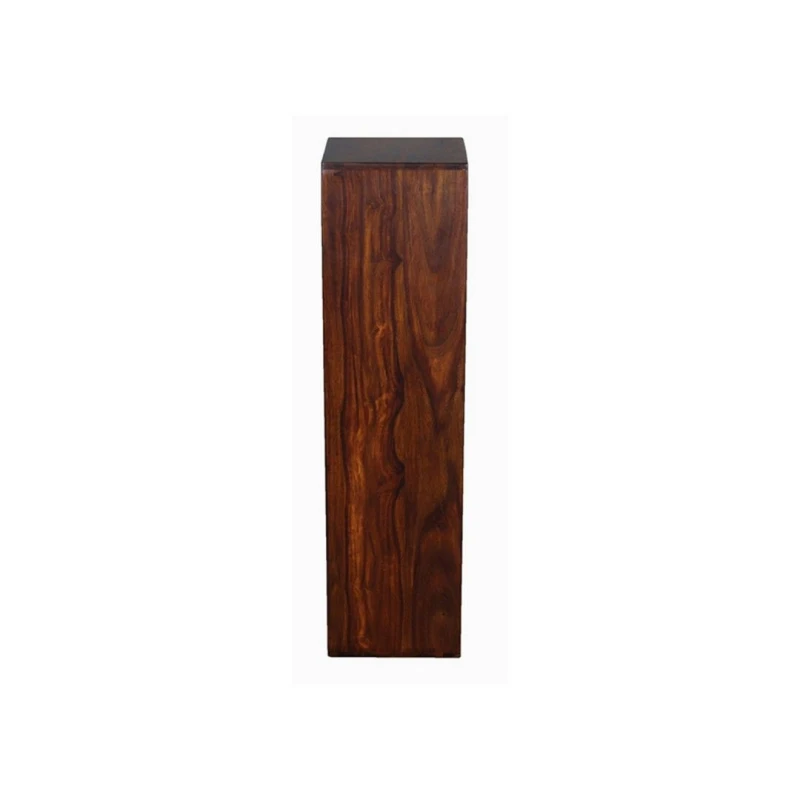 Image of Jaipur Furniture Ltd Jaipur Small Lamp Table - Sheesham Wood - L15 x W15 x H65cm - Honey Dark Finish in Brown Brown Unisex