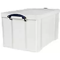 Image of Really Useful Box Storage Extra Strong 84 Litre White Polypropylene 440 x 710 x 380 mm