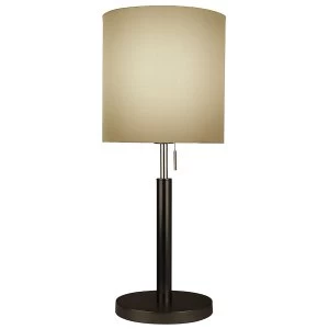 image of The Lighting and Interiors Group Manhattan Table Lamp - Pewter