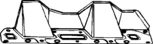 Image of Exhaust Manifold Gasket 702.714 by Elring