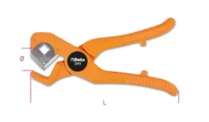 image of Beta Tools 341 Plastic Pipe Cutting Pliers (Max 25mm) 003410001