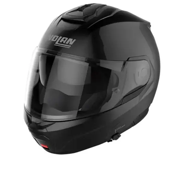 Image of Nolan N100-6 Classic N-COM 003 Glossy Black Modular Helmet Size S