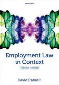 Image of Employment Law in Context by David Cabrelli Paperback