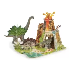 Image of Papo Dinosaurs The Land of Dinosaurs Toy Playset, 3 Years or...