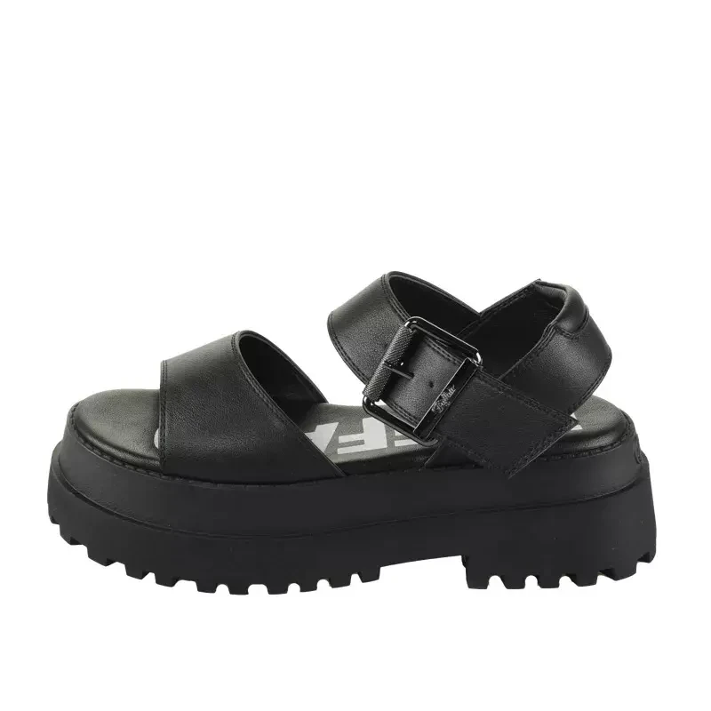 Image of Buffalo Womens sandals Buffalo Pluto Jojo - Vegan Nappa Noir Female 37