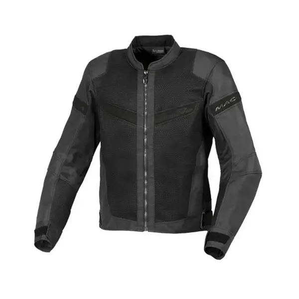 image of Macna Velotura Textile Summer Jacket Black 2XL