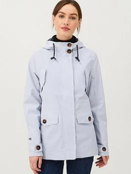 image of Regatta Ninette Waterproof Jacket - Blue Stripe