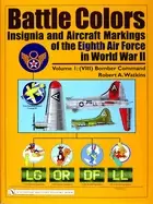 Image of battle colors insignia and aircraft markings of the eighth air force in wor