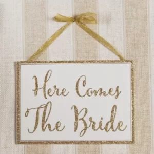 image of Always & Forever Here Comes The Bride Plaque