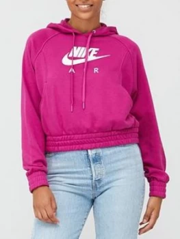Image of Nike Nsw Air Pullover Hoodie - Cerise