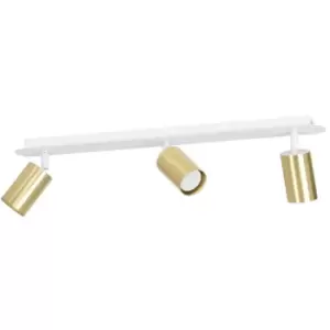 Image of Emibig Zen White Ceiling Spotlight Bar 3x GU10