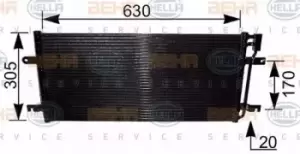Image of Condenser Air Conditioning 8FC351037-701 by BEHR