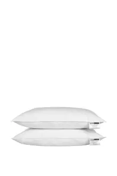 Image of White Duck Feather Pillow Pair