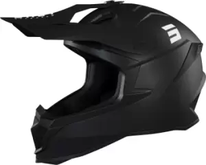 Image of Shot Lite Solid 2.0 Motocross Helmet, black, Size XS, black, Size XS